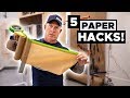 5 FANTASTIC HACKS for Painters! Hand Masker Tips!