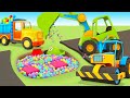 Car cartoons for kids & Helper cars cartoon full episodes - Cars and trucks for kids.