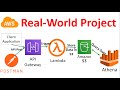 Project using Lambda (Python), API Gateway, S3, Athena, postman with step by step explanation, guide