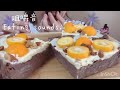 食べる音強調。Eating sounds.[Mukbang.No talking]金柑カスタードパンケーキ🍊Kumquat pancake.🥞