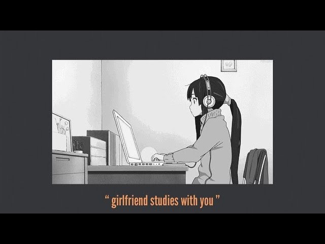 asmr Girlfriend studies with you [typing] [tapping]
