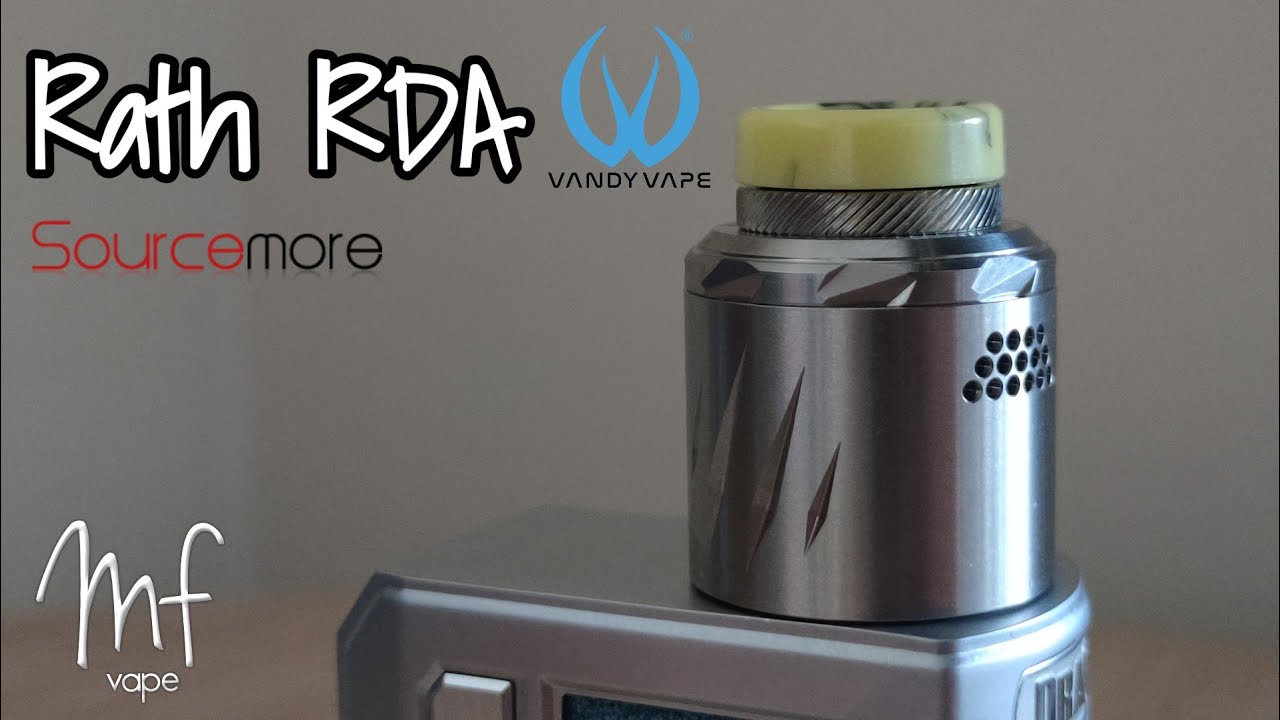 Rath RDA by Vandy Vape - Ceramic electrode clamp system - Solid dripper!