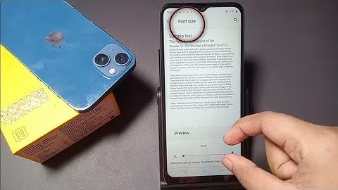 How to change font size Realme c53 | Realme c53 font size kaise change kare