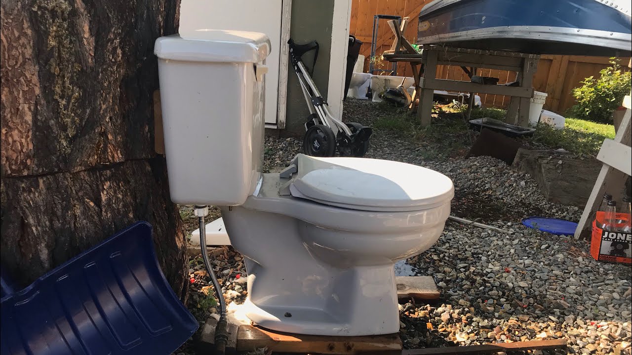 The Gray 1989 American Standard Plebe Toilet Flushing YouTube