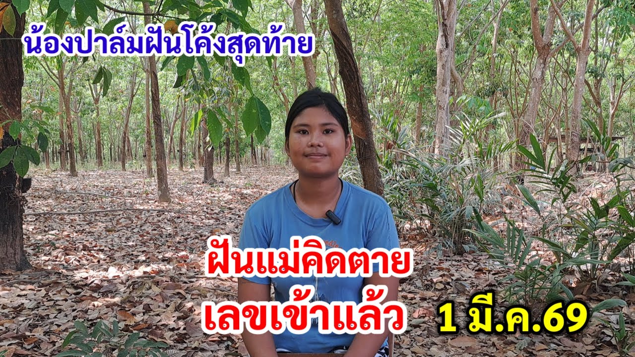 07 น้องปาล์มฝันโค้งสุดท้าย ฝันแม่คิดตาย เลขเข้าแล้ว 1 มี.ค.69