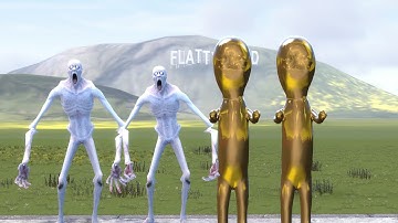 GOLD SCP-173 VS SCP-096:SL!! Garrys Mod Sandbox