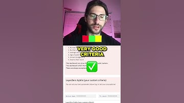 Customize Your Criteria to Avoid SYBIL in Potential Airdrops #layerzero (Short)