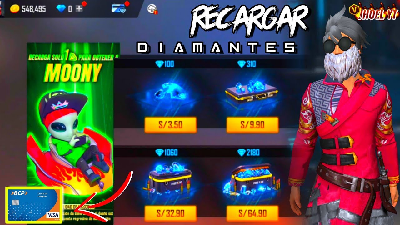 Recarga Diamantes de Free Fire