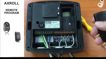 How to Somfy Axroll Remote Programming