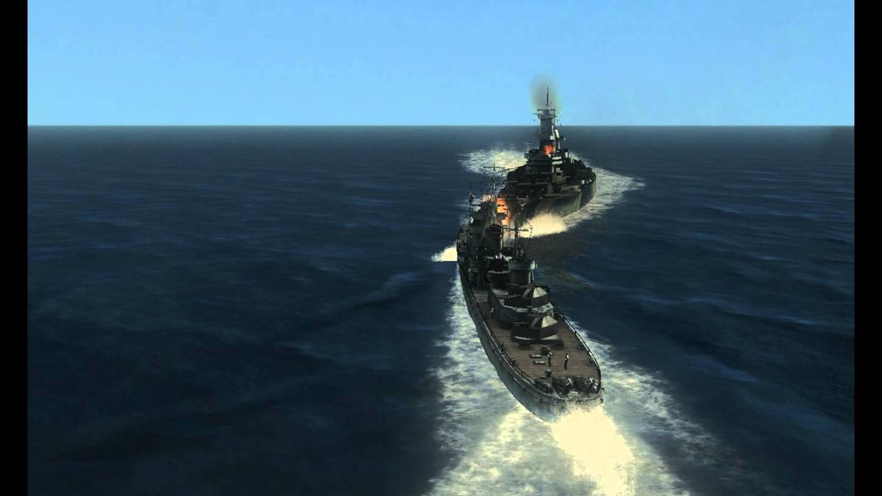 Old video: Silent hunter 4 realistic Iowa handling Pt 2