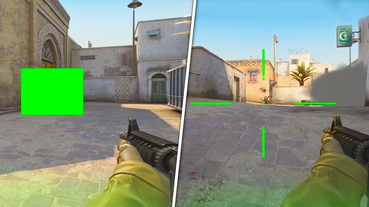 Usando las peores miras que vi en mi vida (CS:GO)
