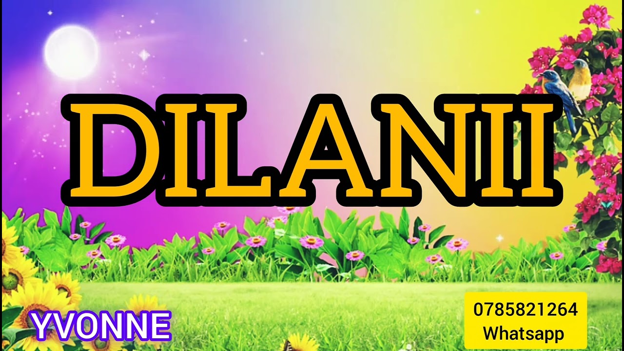 DILANI – IZINA RY’IMBARAGA N’UBWENGEDILANI – UMUCYO N’ICYIZEREDILANI – IZINA RYUMUTIMA UKOMEYE