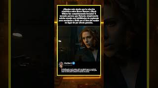 ¿Alguien más siente que la relación romántica entre Bruce Banner y Black Widow f...