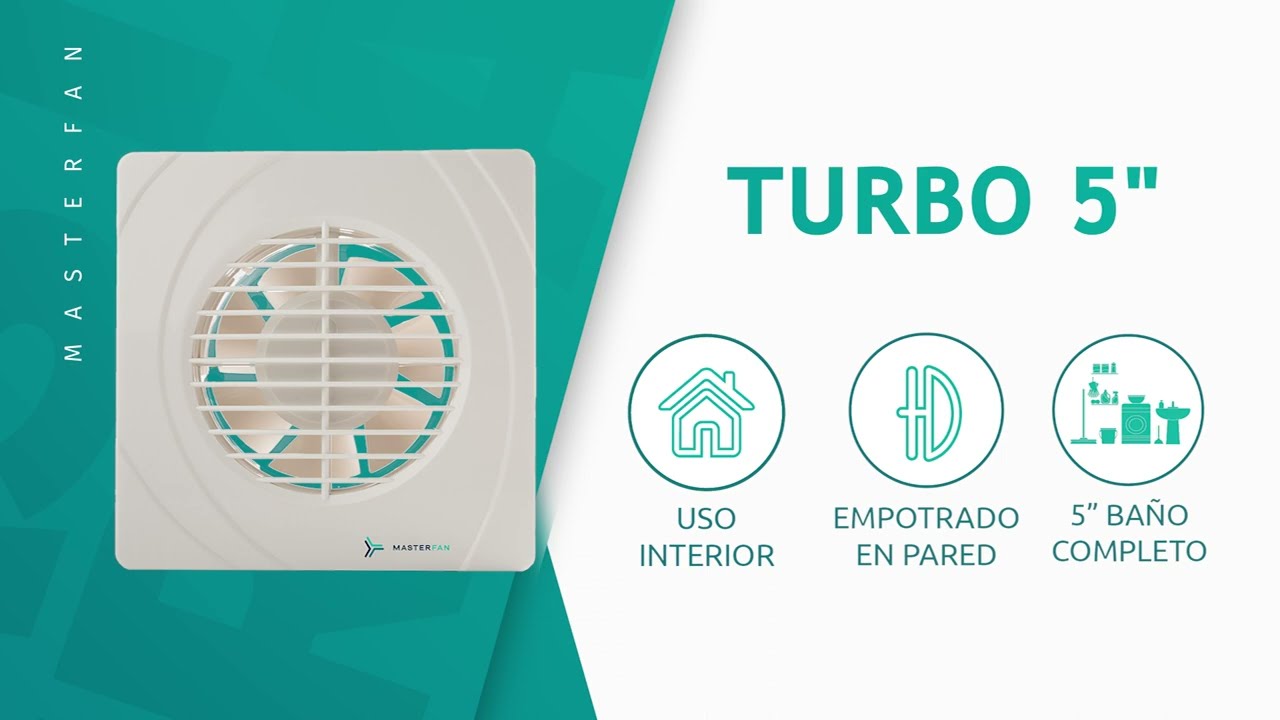 Extractor para baño de 4 Turbo - Extractores de Aire