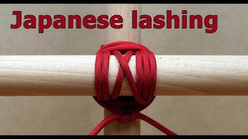 Japanese square lashing