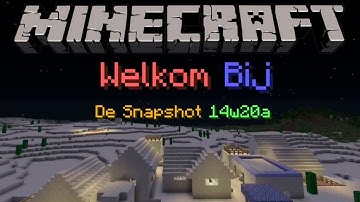 Minecraft Snapshot 14w20a Title Command en Cave Generatie