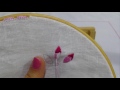 Punto raso o punto pittura - Tutorial ricamo a mano Satin point or point-painting hand Embroidery