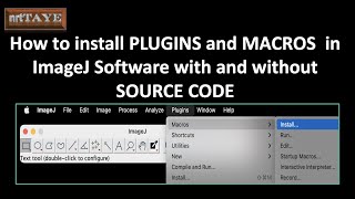 How to install PLUGINS and MACROS in ImageJ Software with and without SOURCE CODE screenshot 3
