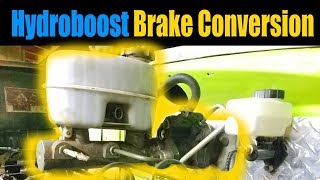 HOW TO CONVERT VACUUM BRAKES TO HYDROBOOST BRAKES! | W100 Brake Upgrade | Carb LS Swapped Dodge |