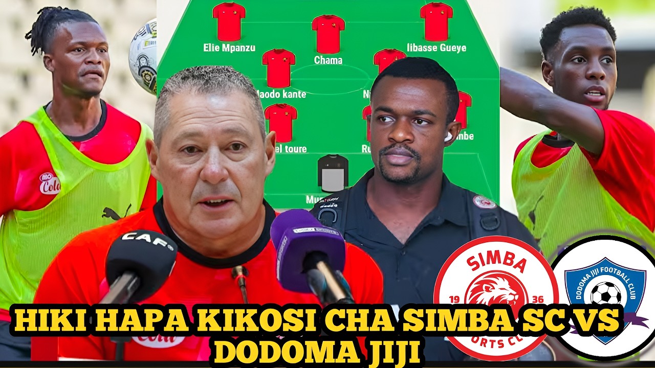 🔴#LIVE KOCHA WA SIMBA SC ATANGAZA MABADILIKO YA KIKOSI CHAKE CHA KWANZA DHIDI YA DODOMA JIJI