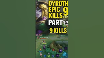 👹 Dyrroth Unstoppable Epic Kills 😱 Part 13/14 #mlbb #shorts