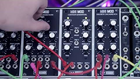 Minimod Discrete Cascade VCA-AJH Synth (distortion mode)