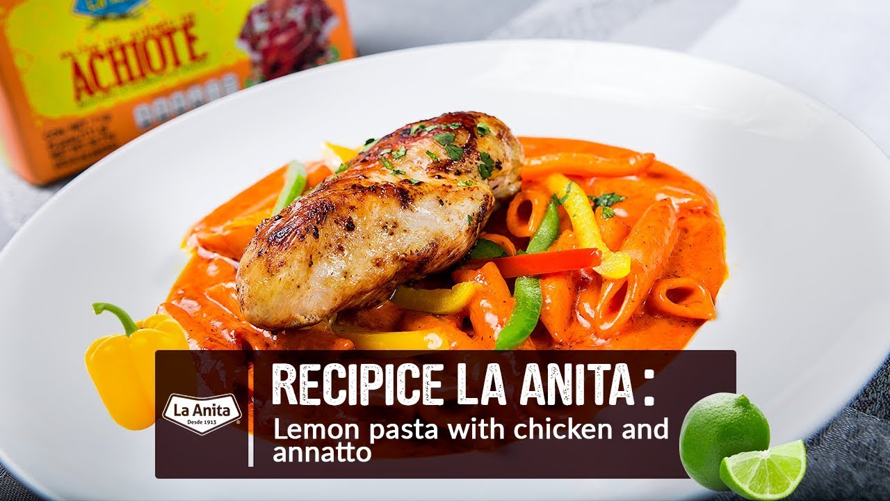 Easy recipes: Lemon pasta with chicken and annatto
