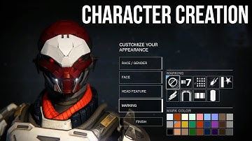 Destiny Character Creation Exclusive Gameplay (Hunter & Titan)