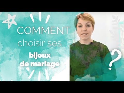 Vidéo: Comment Choisir Les Bijoux De Mariage