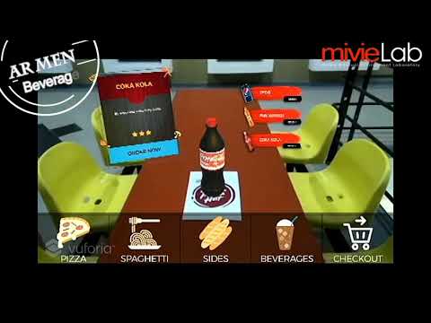 Augmented Reality Menu for Pizza