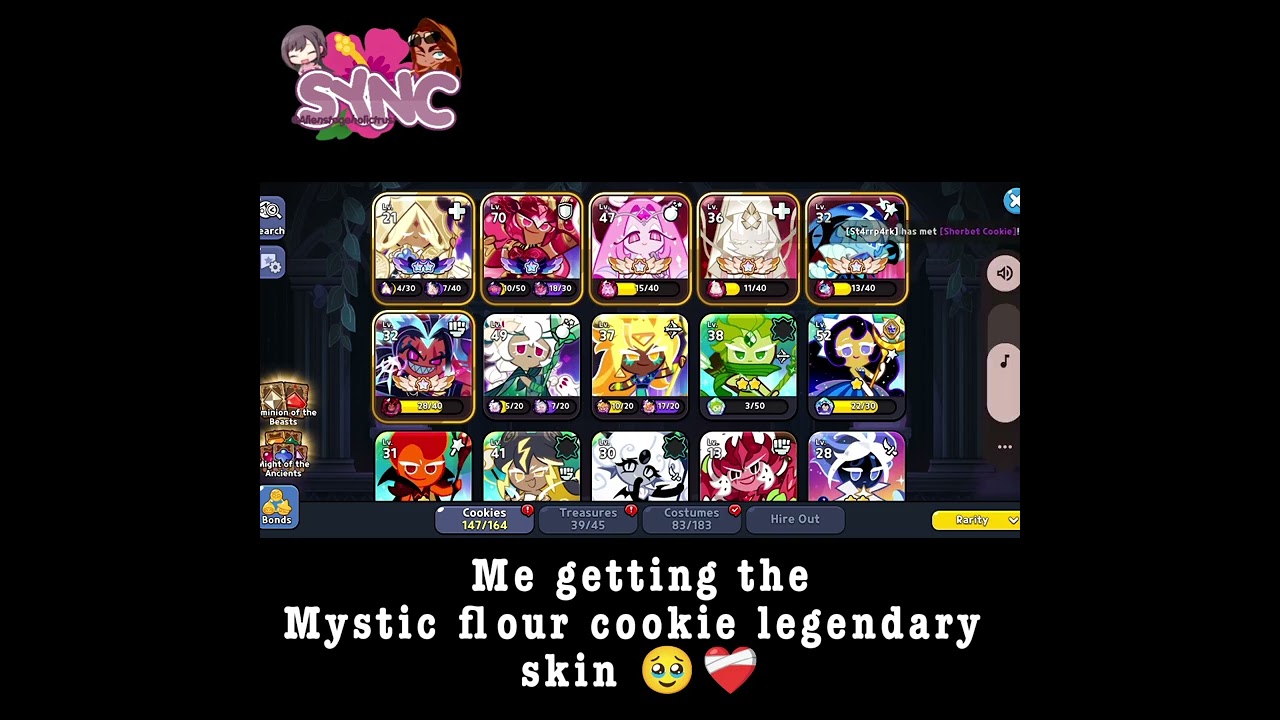 ME GETTING LEGENDARY MYSTIC FLOUR COOKIE :DD!! (THUMBNAIL LOADING . .)