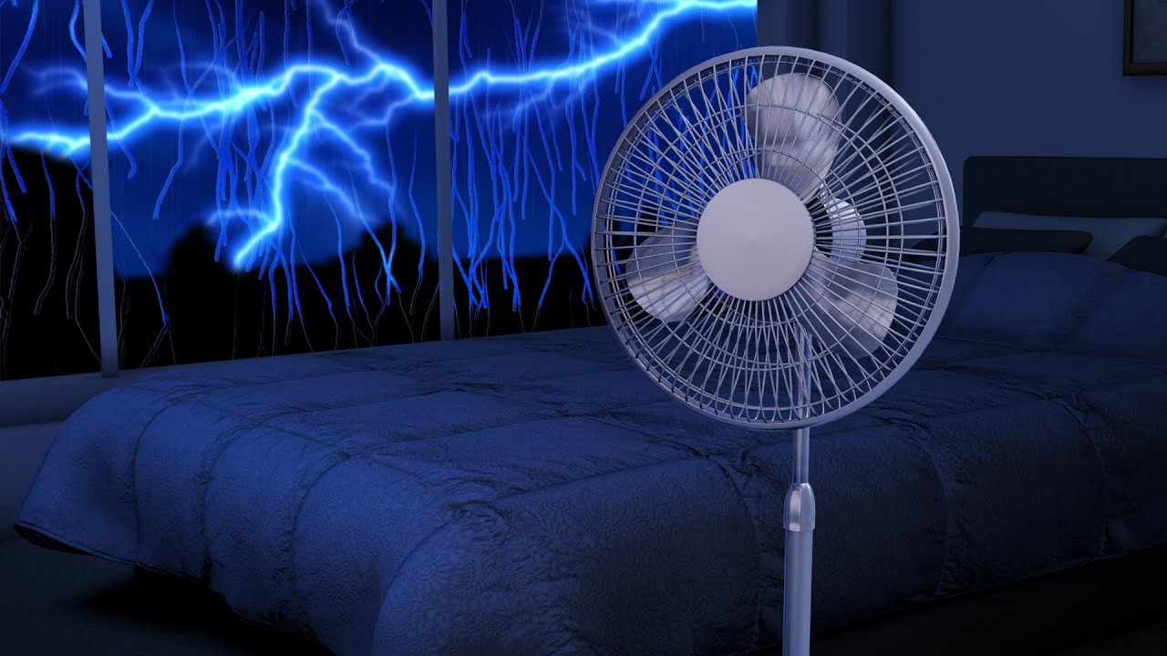 Fan White Noise With Thunderstorm Sounds For Sleeping 10 Hours YouTube how-to-get-the-fish-glove-deep-slumber-badge-in-slap-battles-youtube