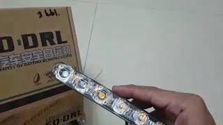 Test Nyala LED DRL Model Fortuner 3 kabel