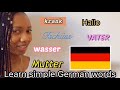 Learn simple German words 🇩🇪