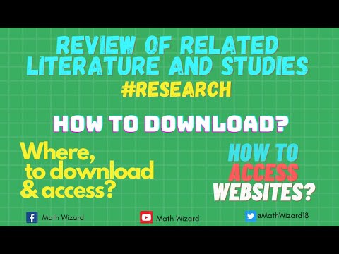 can you use websites in a literature review