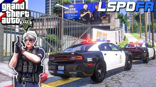 GTA V - LSPDFR มาเป็นตำรวจในเกม GTA V ตำรวจ LAPD ตามจับผู้ต้องหา คดีตามหมายจับ #263