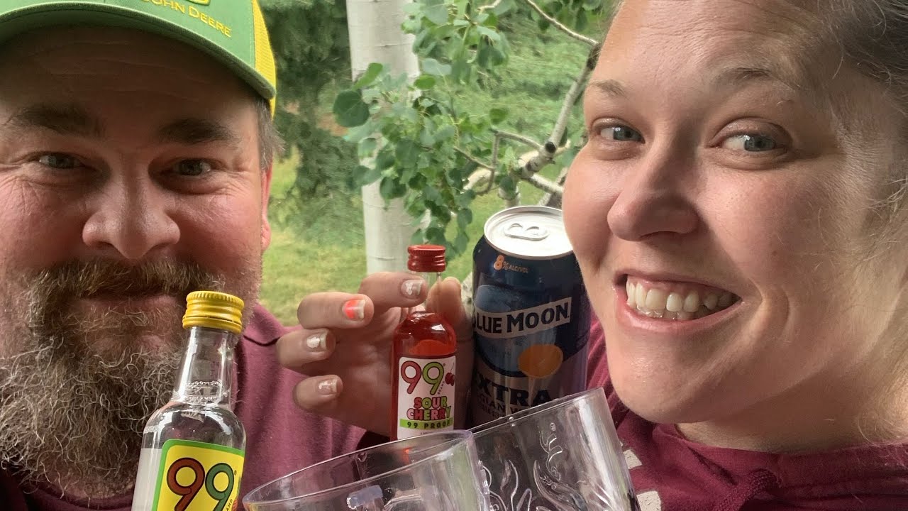 Brew #65 Blue Moon Extra, Liquor #1 99 Sour Cherry, and 99 Pineapple