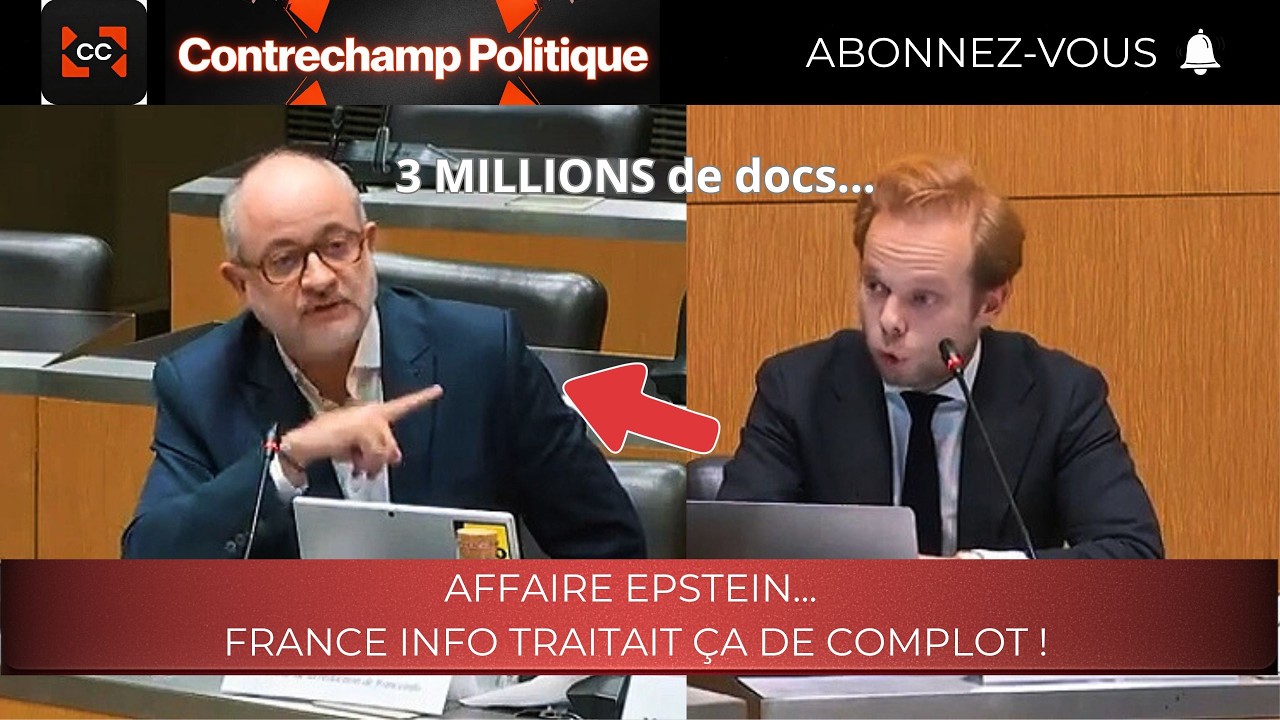 Affaire Epstein... France Info traitait ça de complot ! 😱