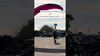 Paramotoring in Florida means sunny skies all year round.