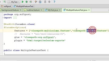 How to execute multiple feature files in Cucumber