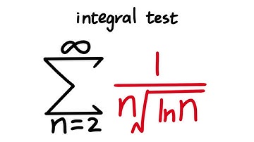 integral test, series of 1/(n*sqrt(ln(n))), calculus 2 tutorial