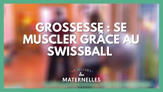 SPORT PENDANT LA GROSSESSE ♥ Renfo avec un Swiss Ball par FitMumFrance.fr  (Full Training) 