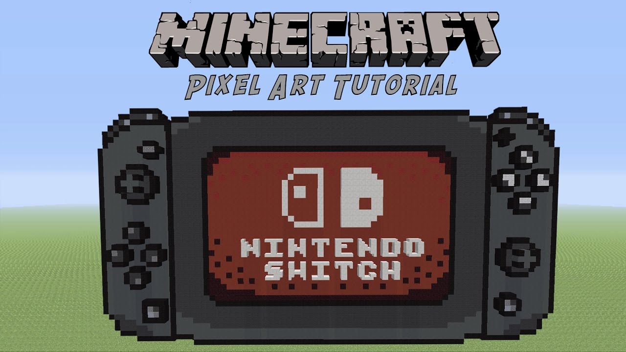 Minecraft Tutorial: Nintendo Switch w/ Joy-Cons 3D Pixel 