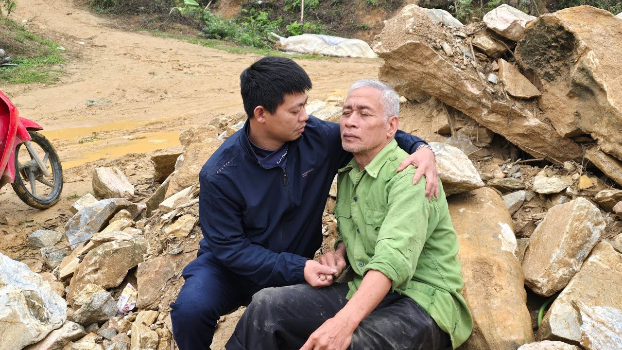 Старик, несмотря на дождь и ветер, отправился на поиски Милу и по дороге чуть не получил инсульт.