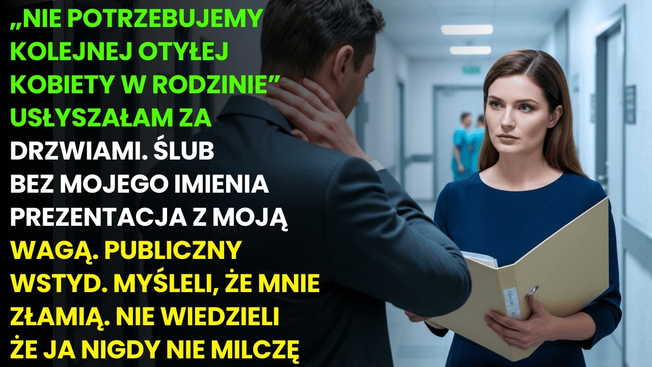 Stałam na środku jadalni w domu mojego narzeczonego, a jego mama podniosła kieliszek i powiedziała głośno, przy całej rodzinie: „Narzeczona Darka ma krągłości na granicy otyłości, ale przynajmniej...