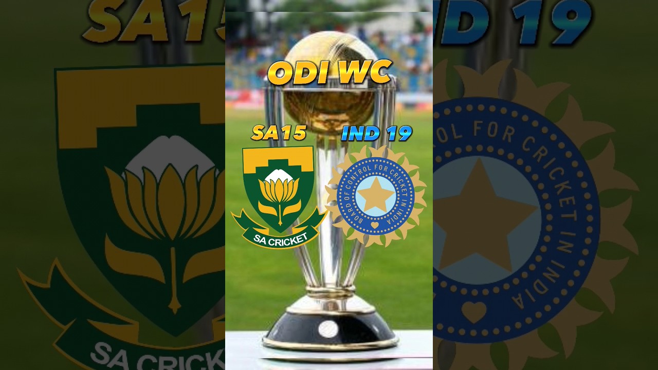 South Africa 2015 Vs India 2019 Odi World cup 👿💪 