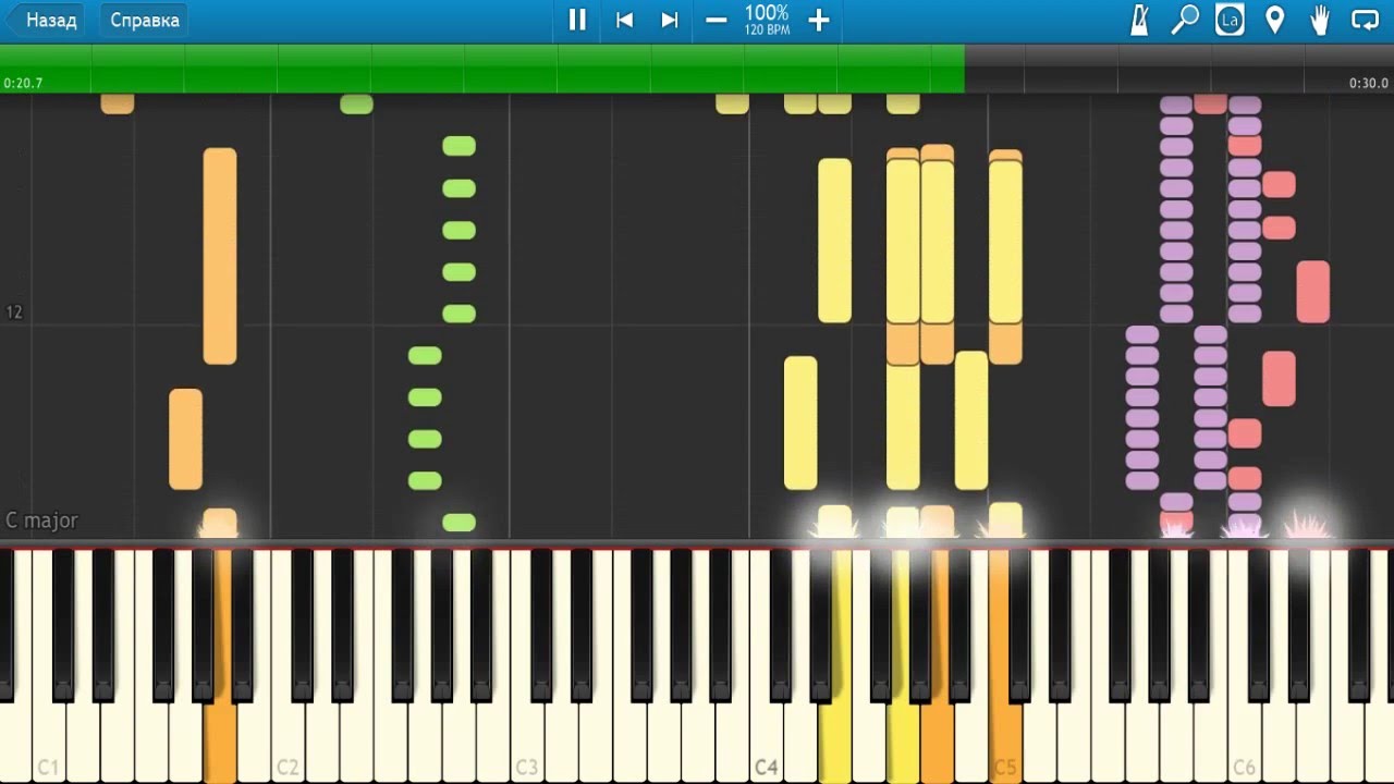 Hall & Oates - Out of Touch - Synthesia piano tutorial