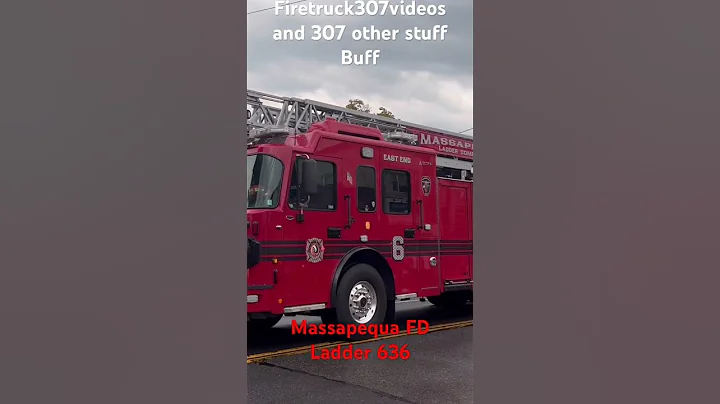 Massapequa Fire Department Ladder 636 in the 6th Battalion Parade 2025