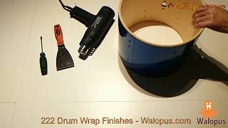 How to Remove Drum Wrap