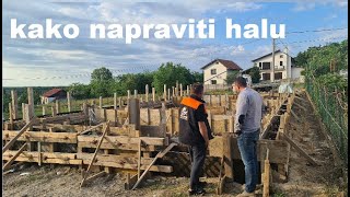 KAKO NAPRAVITI TEMELJ ZA MONTAZNU HALU